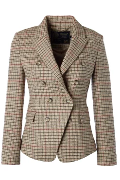 Holland Cooper Heritage Knightsbridge Blazer Charlton Tweed Horn Button Best