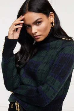 Holland Cooper Heritage Knit Jumper Blackwatch Hot