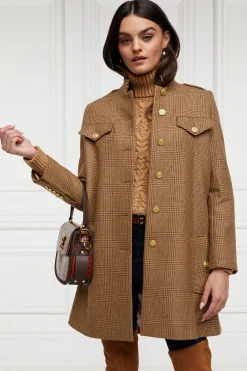 Holland Cooper Highbury Cape Coat Tawny Best