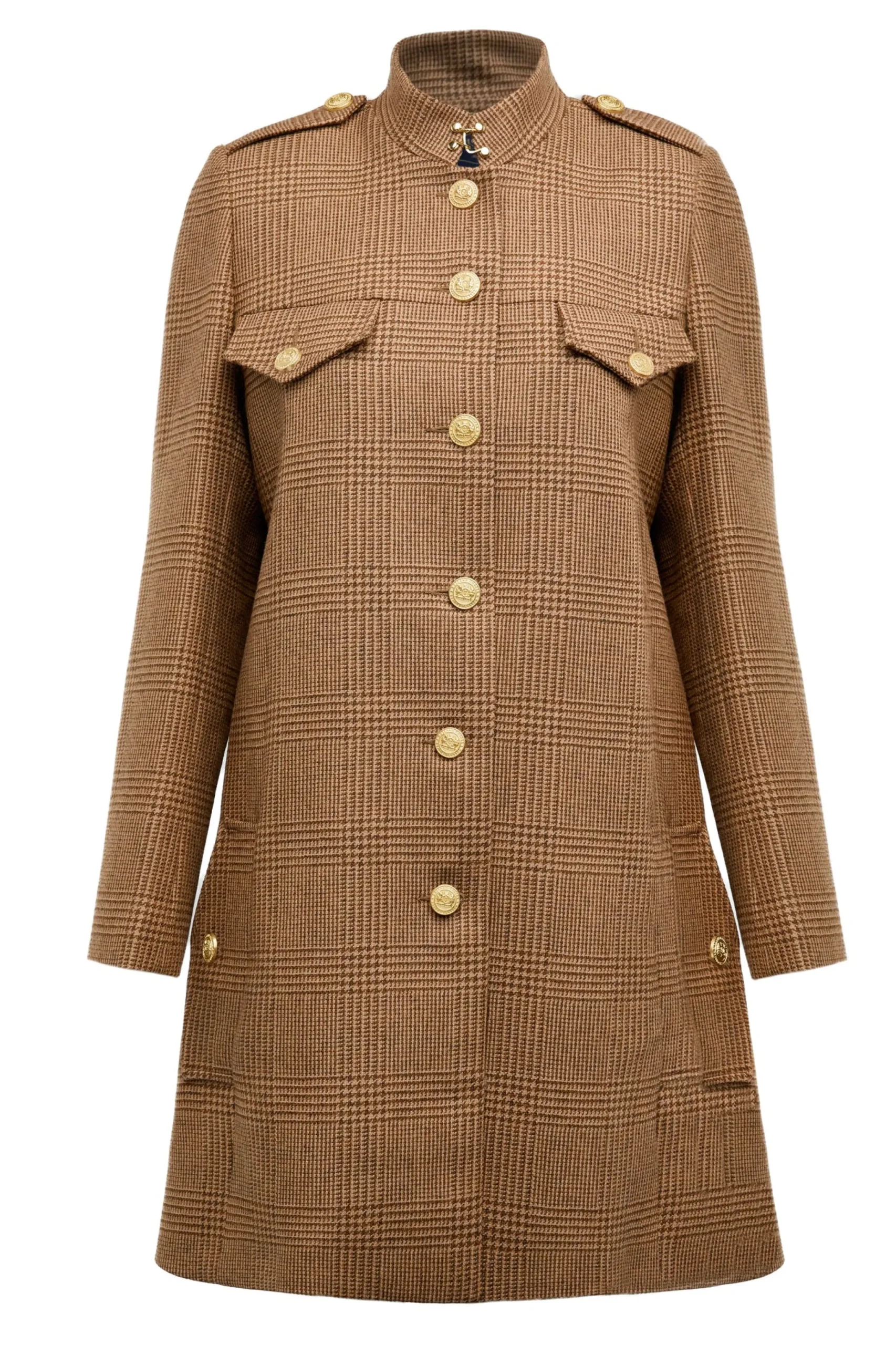 Holland Cooper Highbury Cape Coat Tawny Best