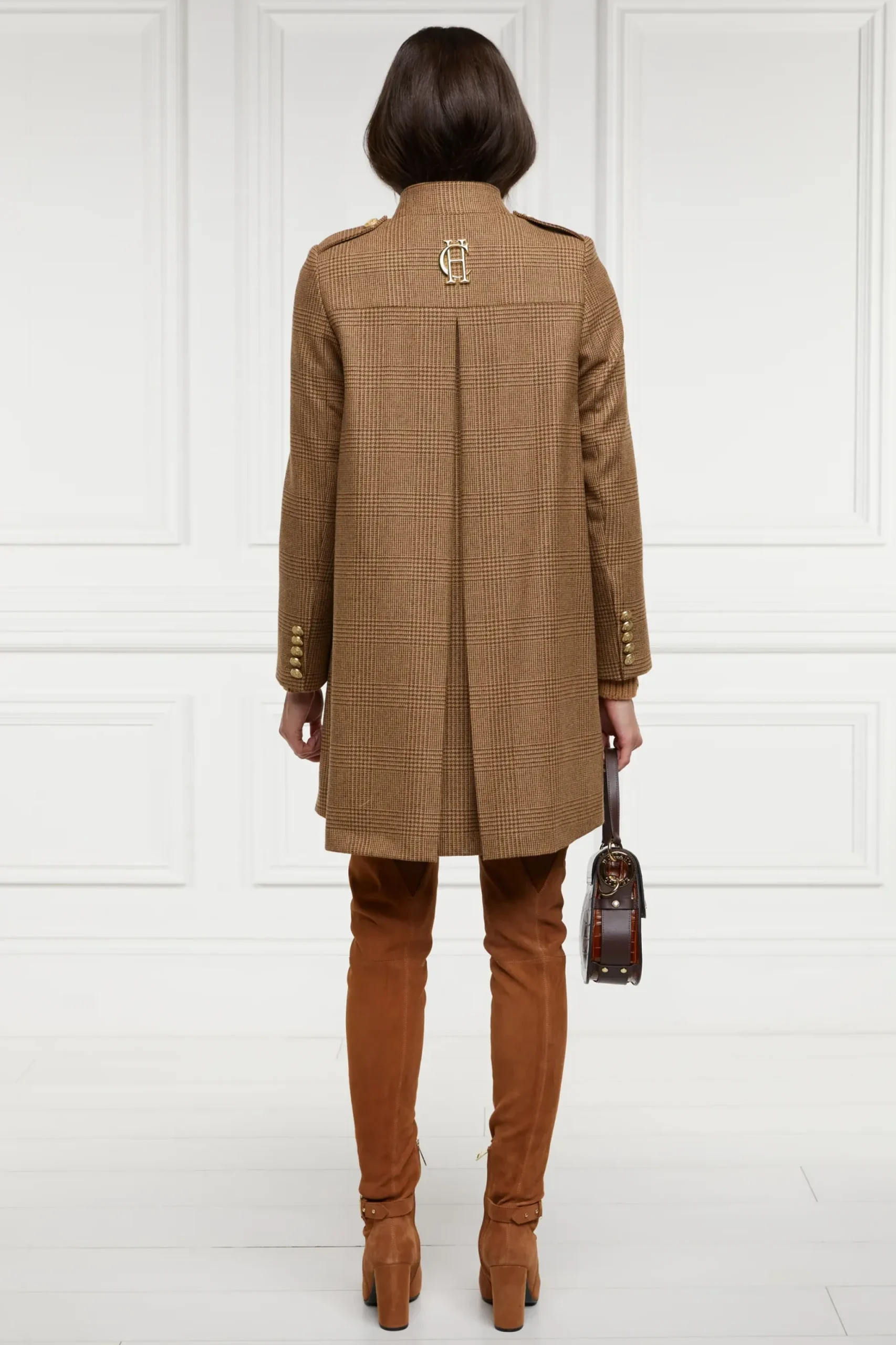 Holland Cooper Highbury Cape Coat Tawny Best