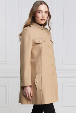 Holland Cooper Highbury Cape Coat Camel New