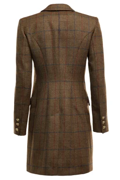 Holland Cooper Highgrove Coat Glen Green