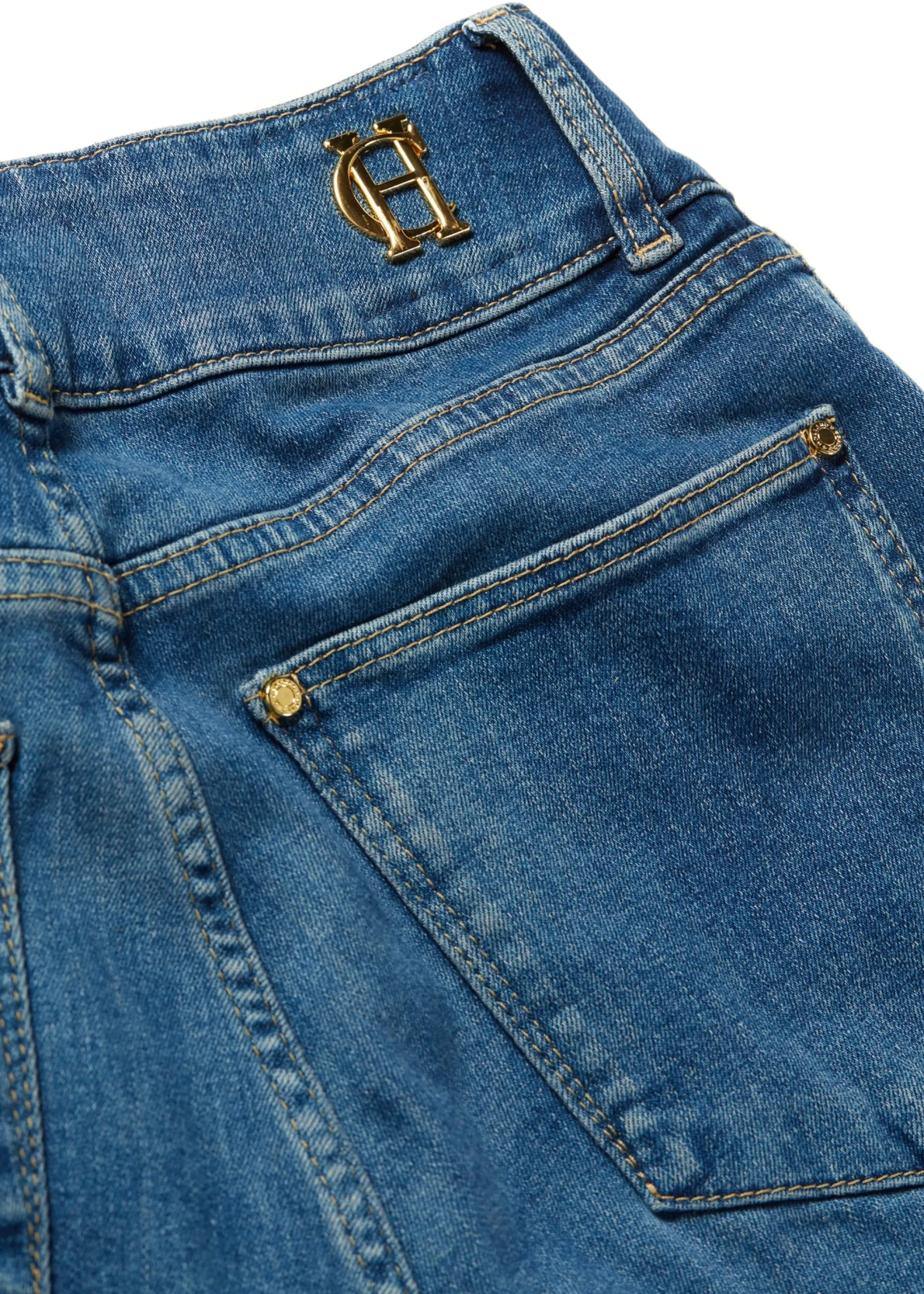 Holland Cooper High Rise Flared Jean Denim Sale