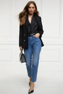 Holland Cooper High Rise Slim Jean True Indigo Discount