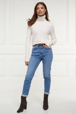 Holland Cooper High Rise Slim Jean Vintage Indigo Online