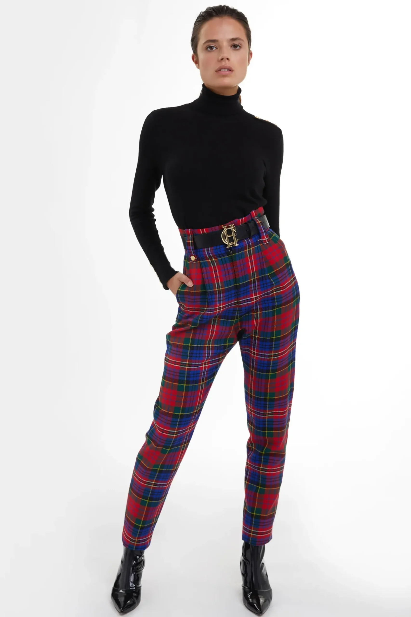 Holland Cooper High Waisted Peg Trouser Macpherson Online