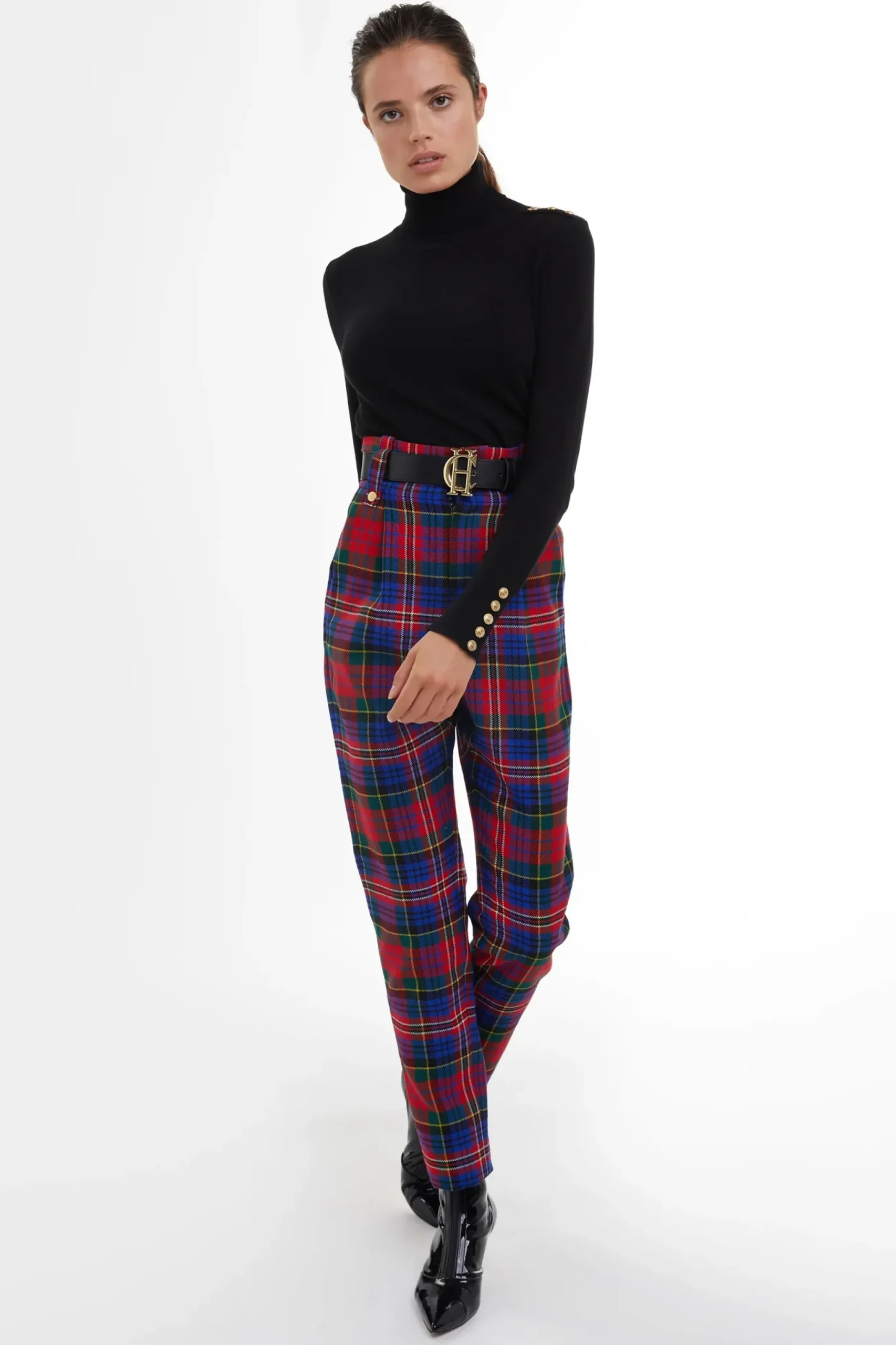 Holland Cooper High Waisted Peg Trouser Macpherson Online