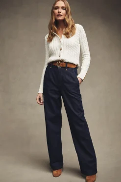 Holland Cooper High Waisted Straight Jean Hot