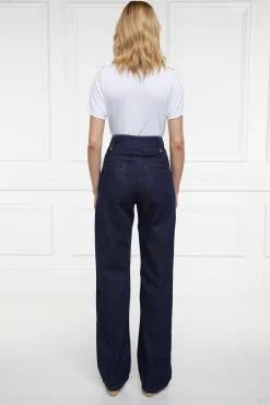 Holland Cooper High Waisted Straight Jean Hot