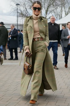 Holland Cooper High Waisted Straight Trouser Leveret