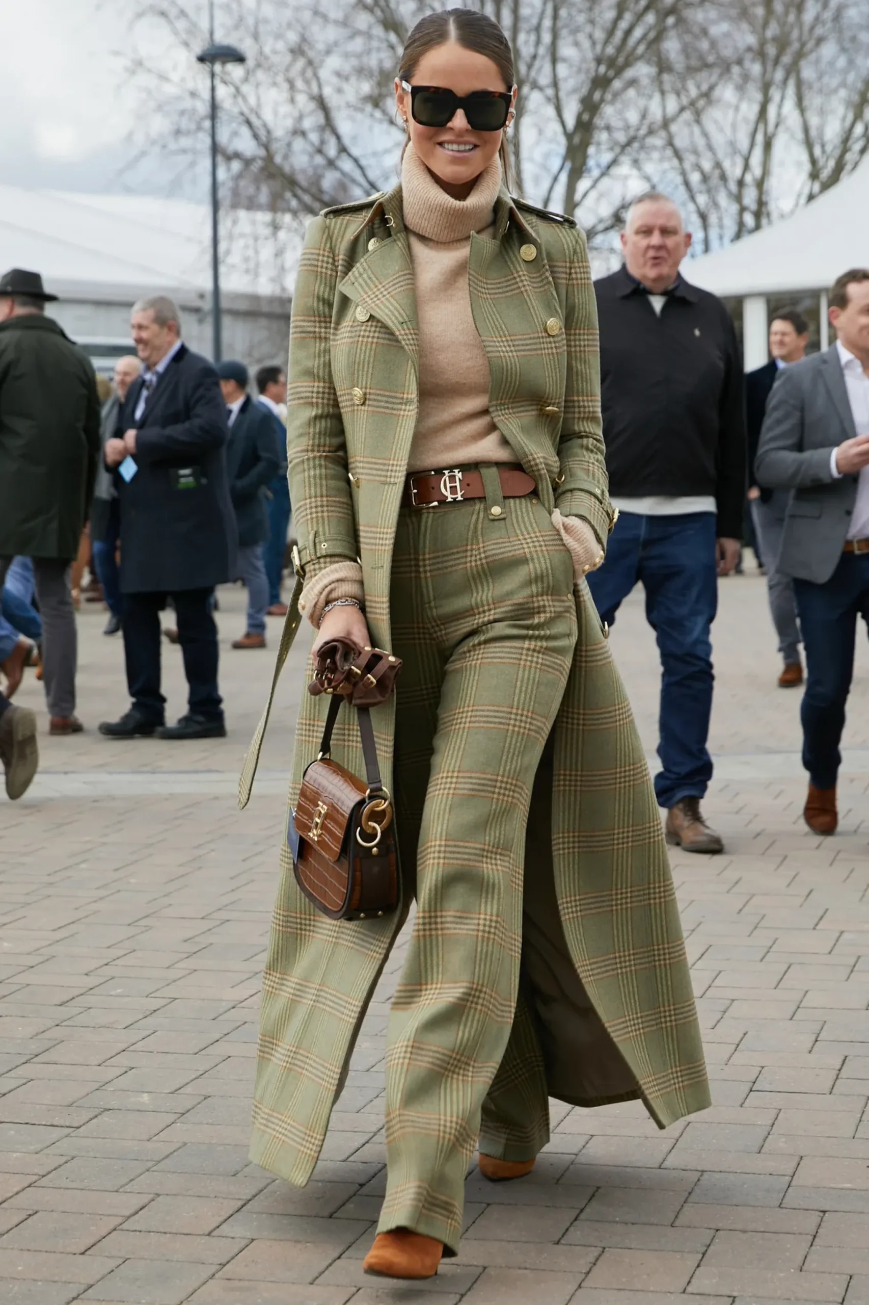 Holland Cooper High Waisted Straight Trouser Leveret