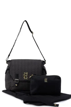 Holland Cooper Hudson Changing Bag Grey Houndstooth Clearance