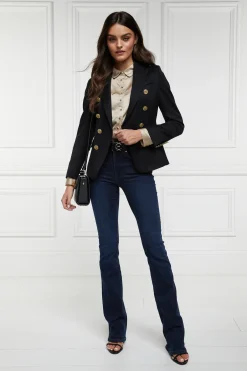 Holland Cooper Isla Satin Shirt Champagne New