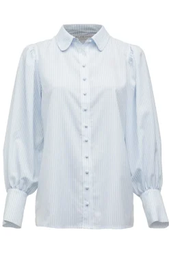 Holland Cooper Isla Shirt Sky Stripe
