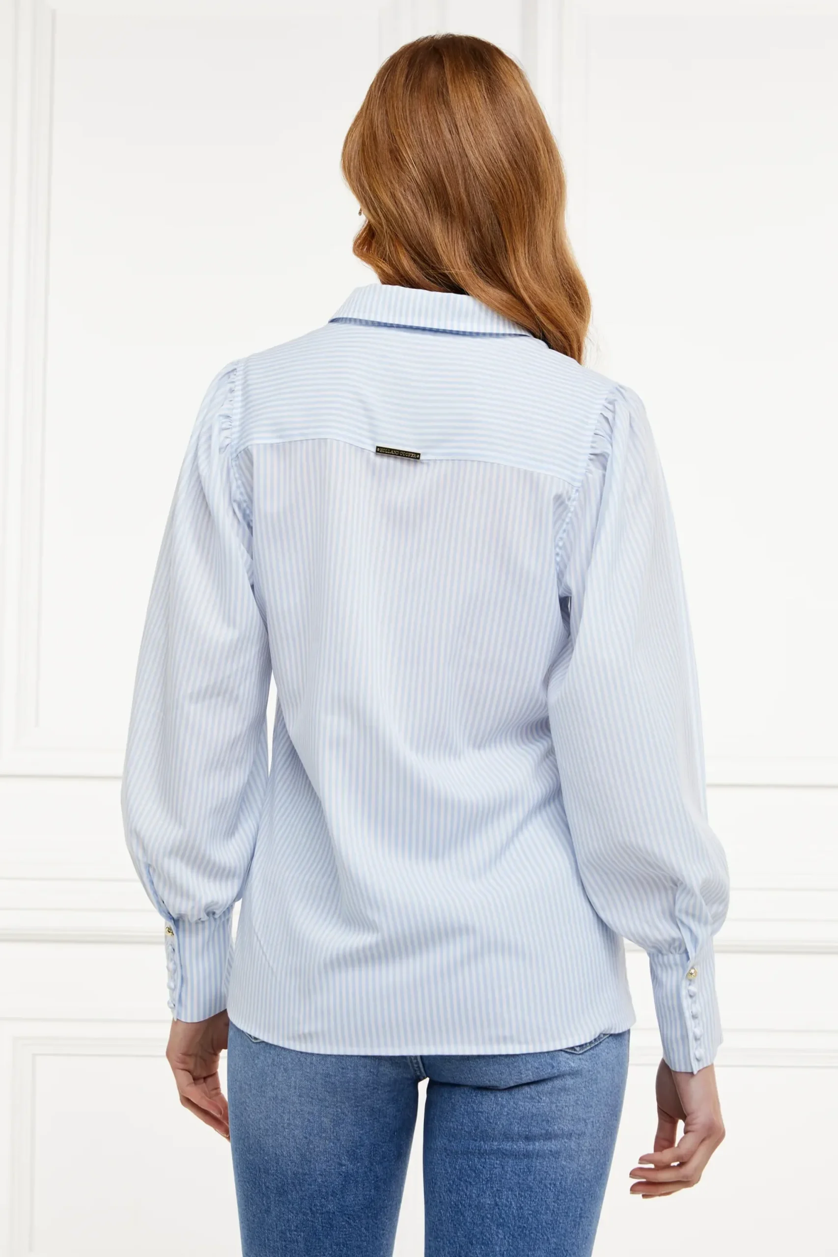 Holland Cooper Isla Shirt Sky Stripe