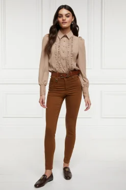 Holland Cooper Jodhpur Jean Dark Caramel Sale
