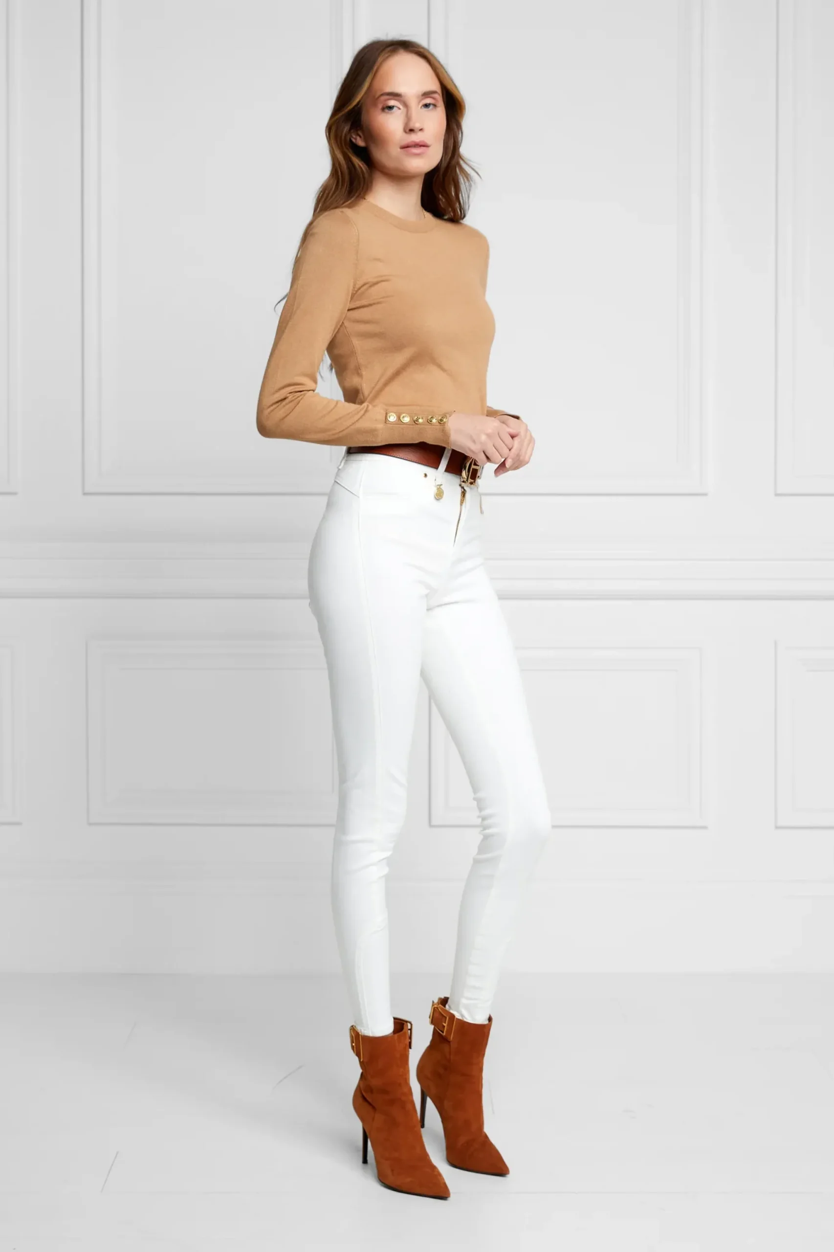 Holland Cooper Jodhpur Jean Optic White New