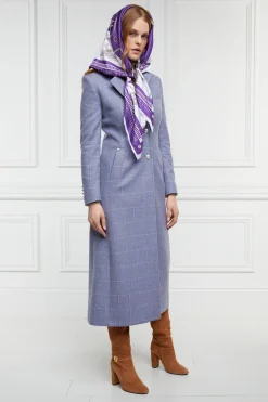 Holland Cooper Jubilee Longline Regency Coat Lavender Discount