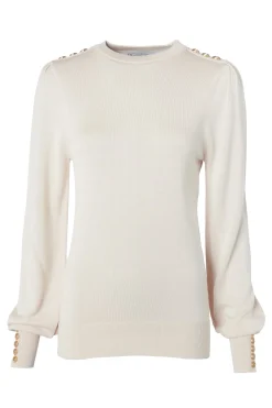 Holland Cooper Kelsie Crew Neck Knit Almond Discount