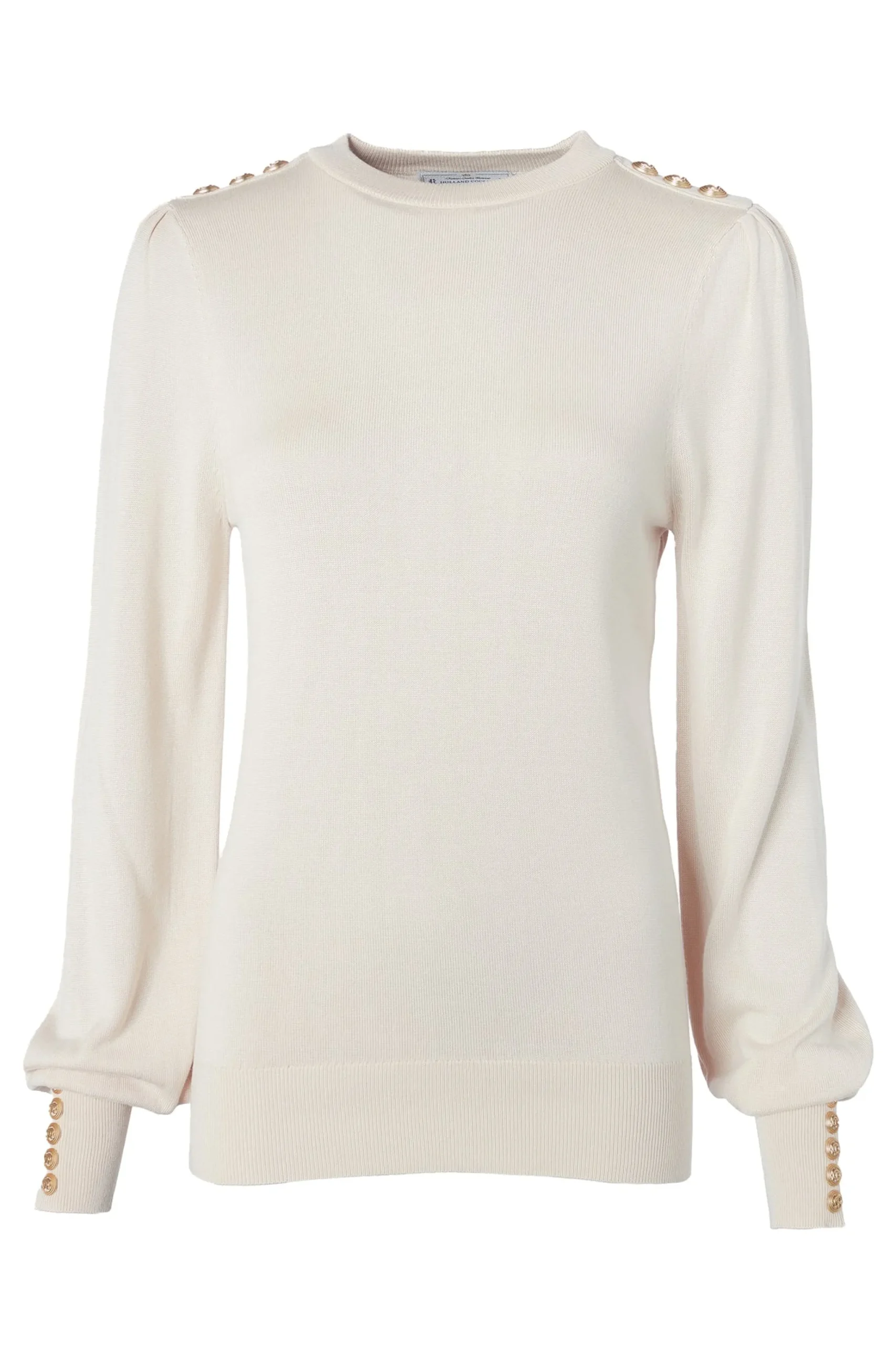 Holland Cooper Kelsie Crew Neck Knit Almond Discount