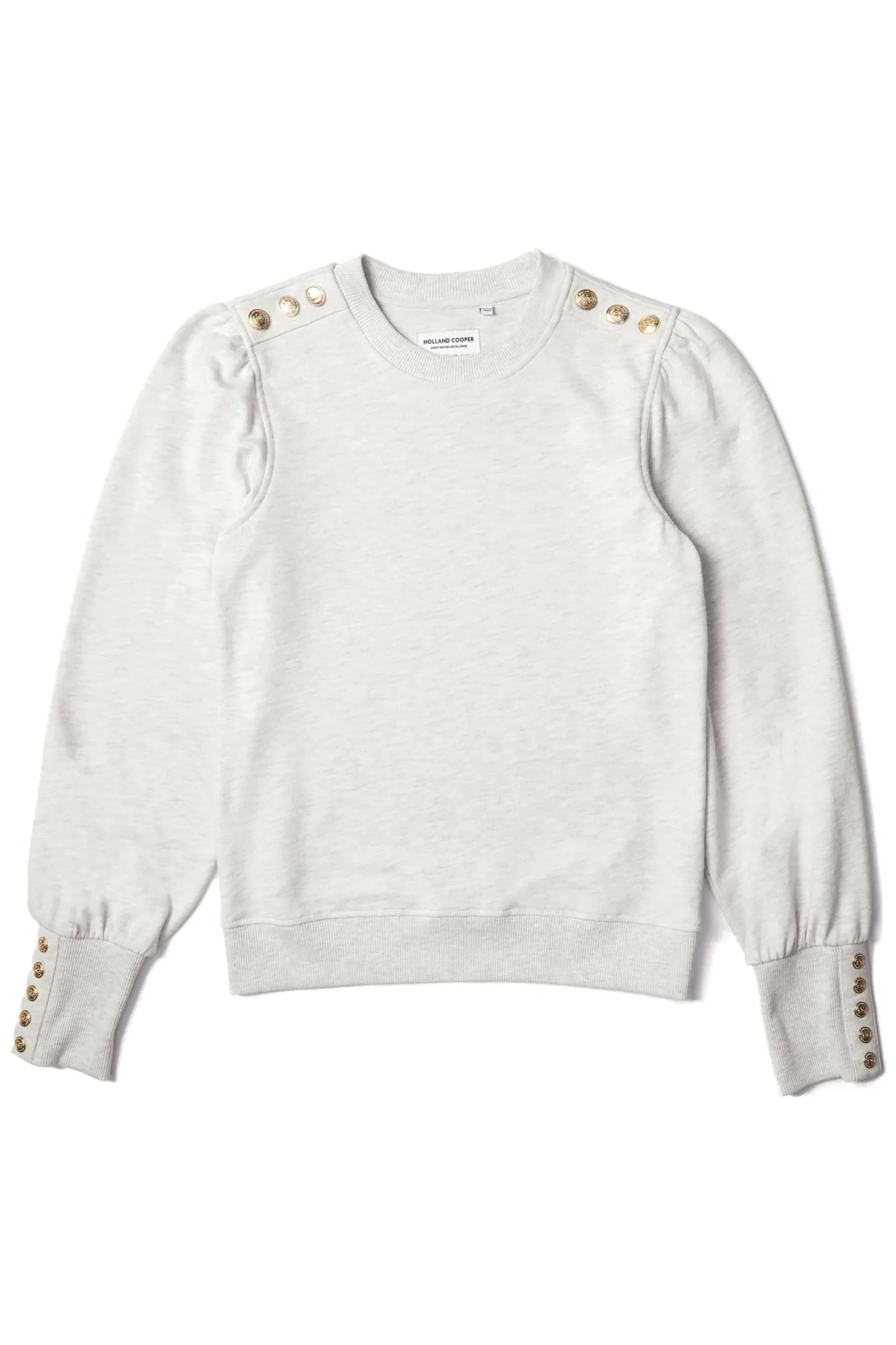 Holland Cooper Kelso Crew Grey Marl Hot