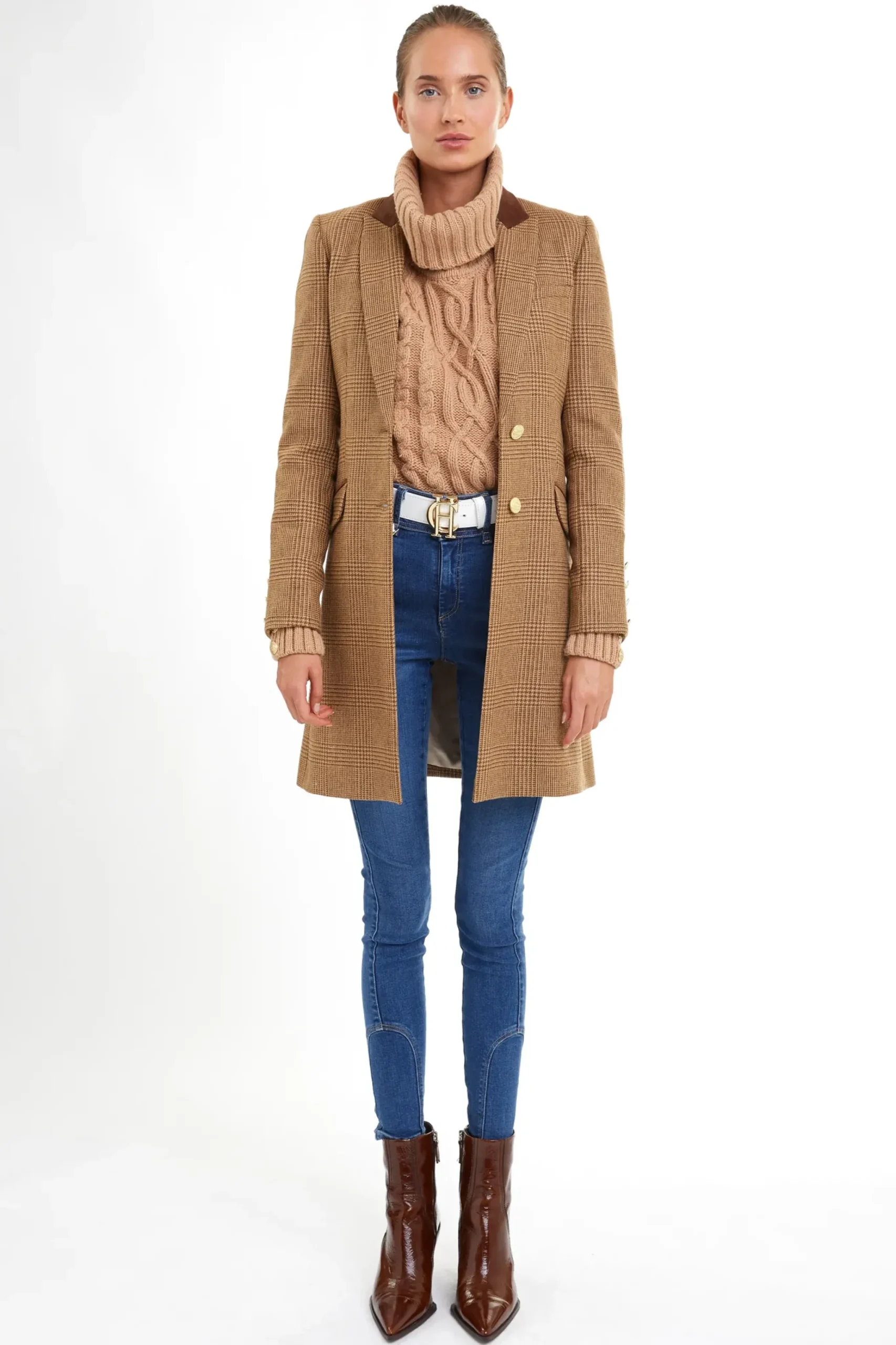 Holland Cooper Kempton Coat Tawny Discount