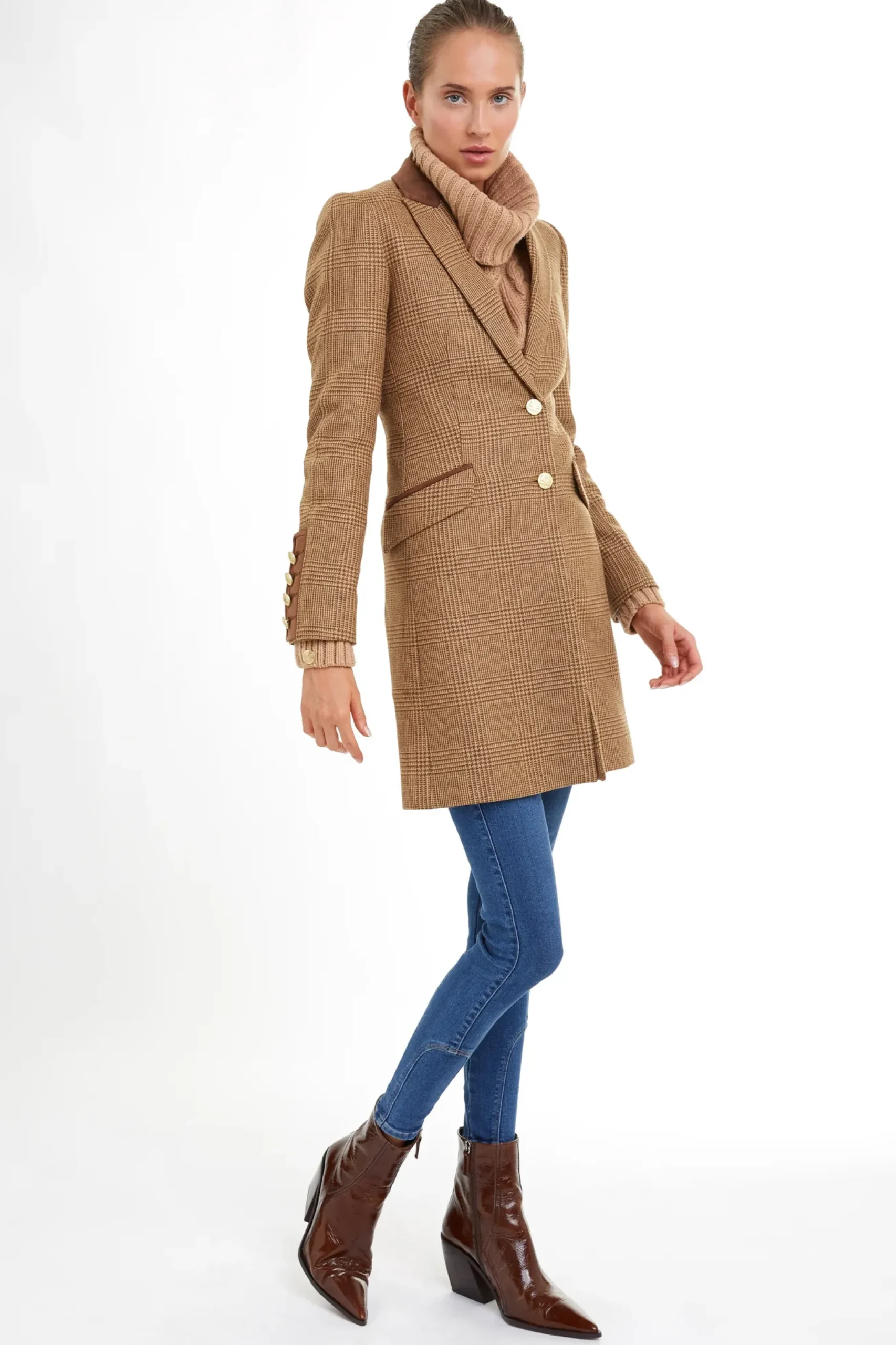 Holland Cooper Kempton Coat Tawny Discount