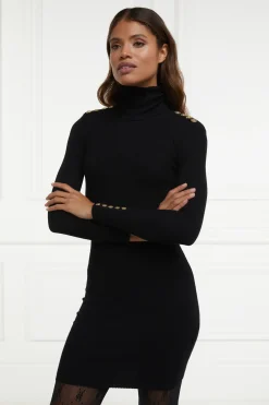 Holland Cooper Kensington Jumper Dress Black Online