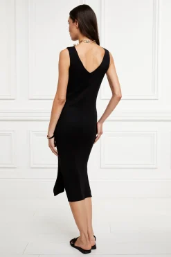 Holland Cooper Kensington Sleeveless Dress Black New