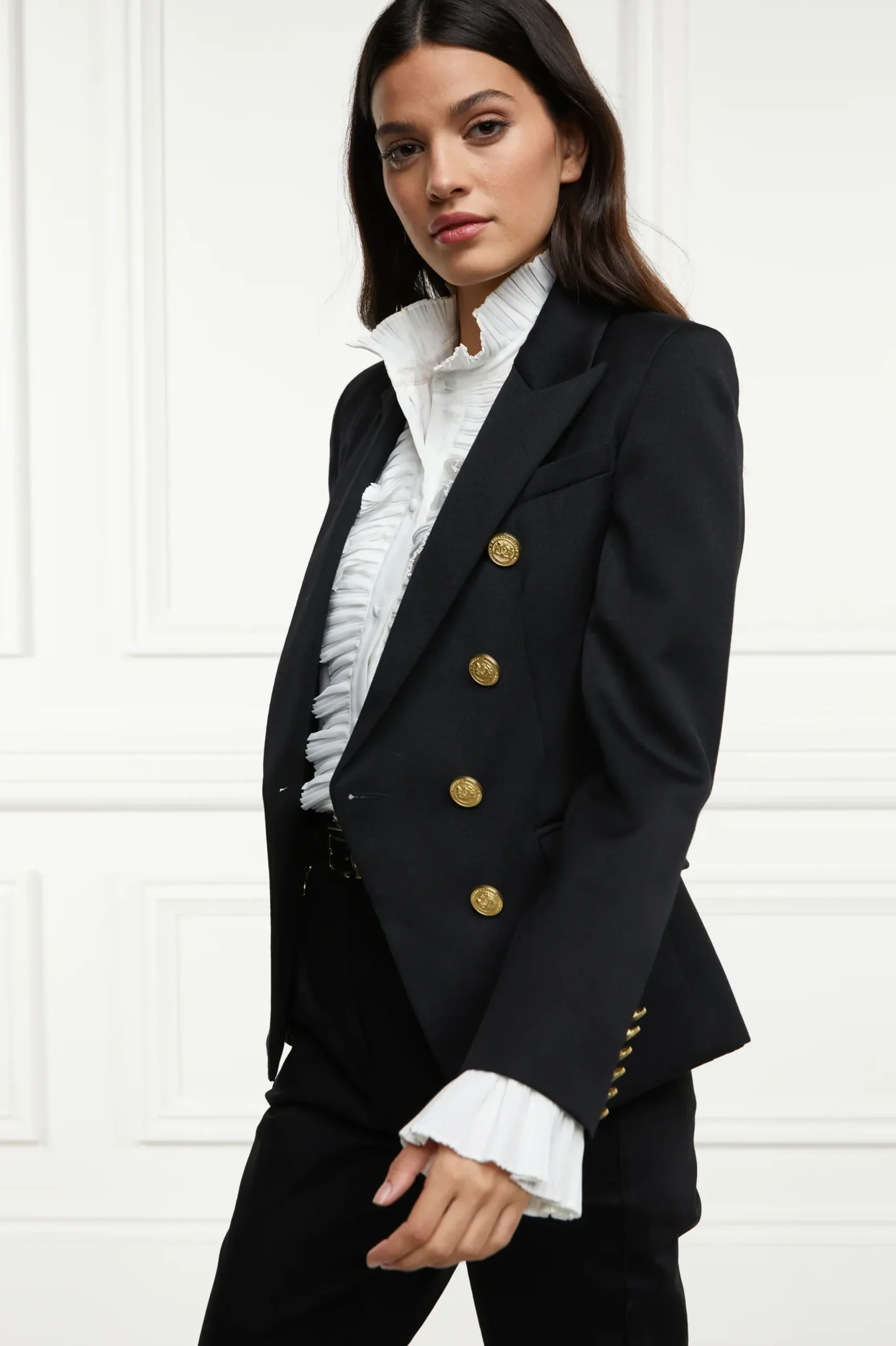 Holland Cooper Knightsbridge Blazer Black Barathea Sale