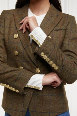 Holland Cooper Knightsbridge Blazer Glen Green New