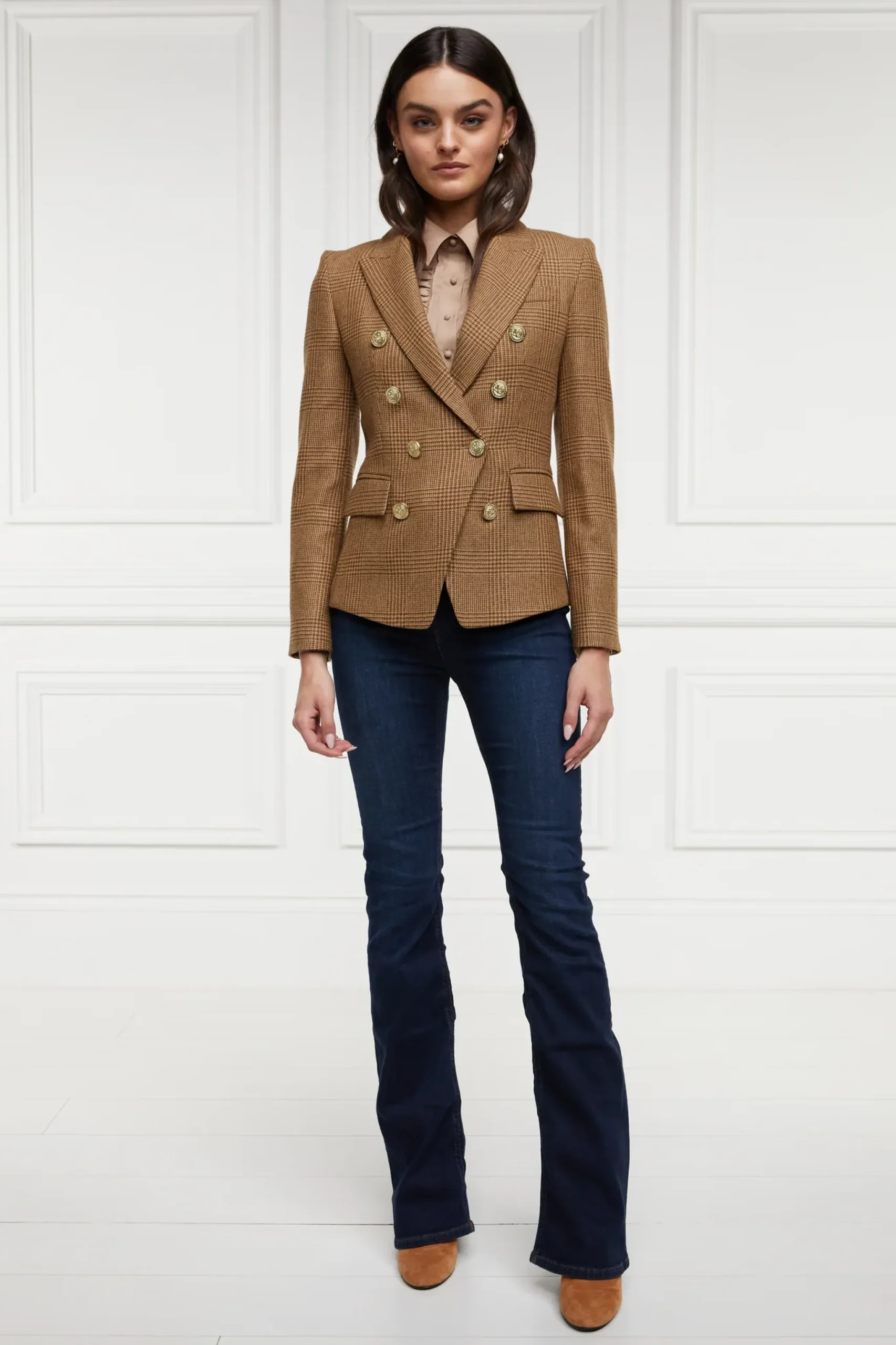 Holland Cooper Knightsbridge Blazer Tawny Discount