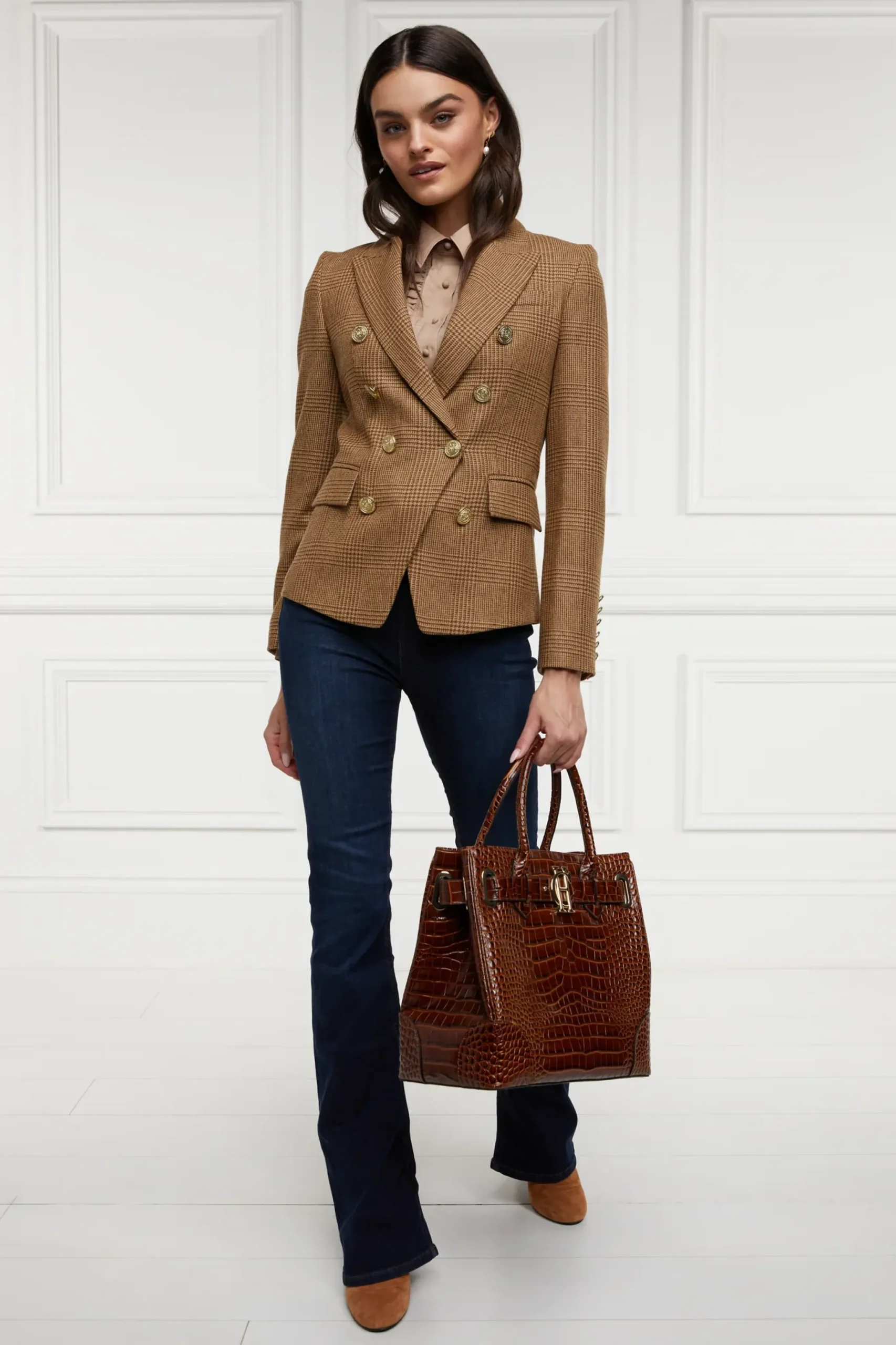 Holland Cooper Knightsbridge Blazer Tawny Discount