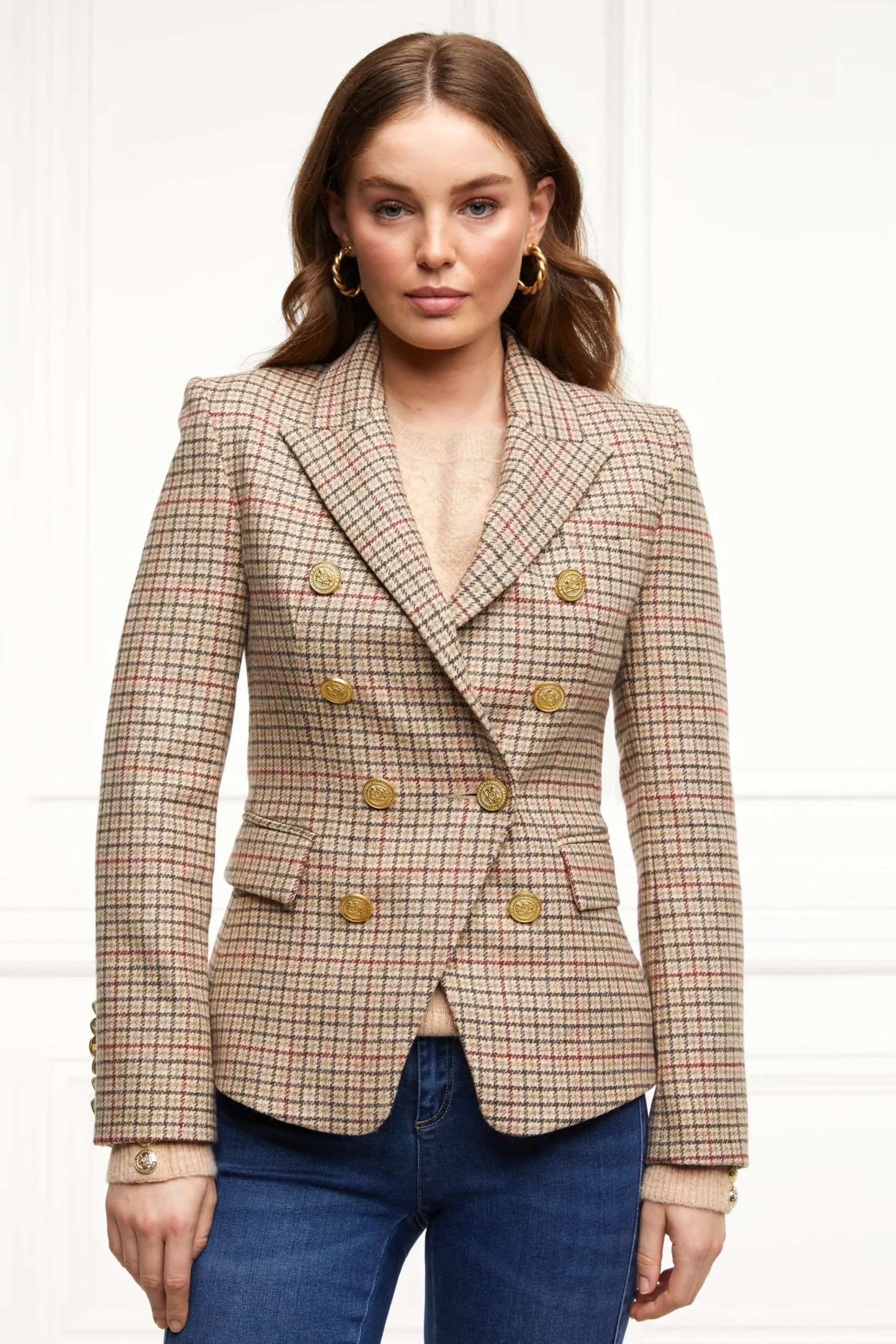 Holland Cooper Knightsbridge Blazer Charlton Tweed