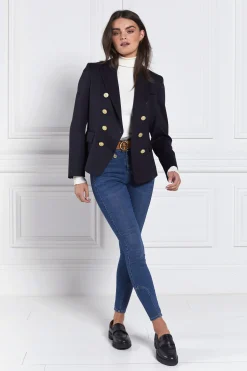 Holland Cooper Knightsbridge Blazer Navy Barathea Online