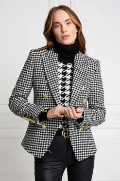 Holland Cooper Knightsbridge Blazer Houndstooth New