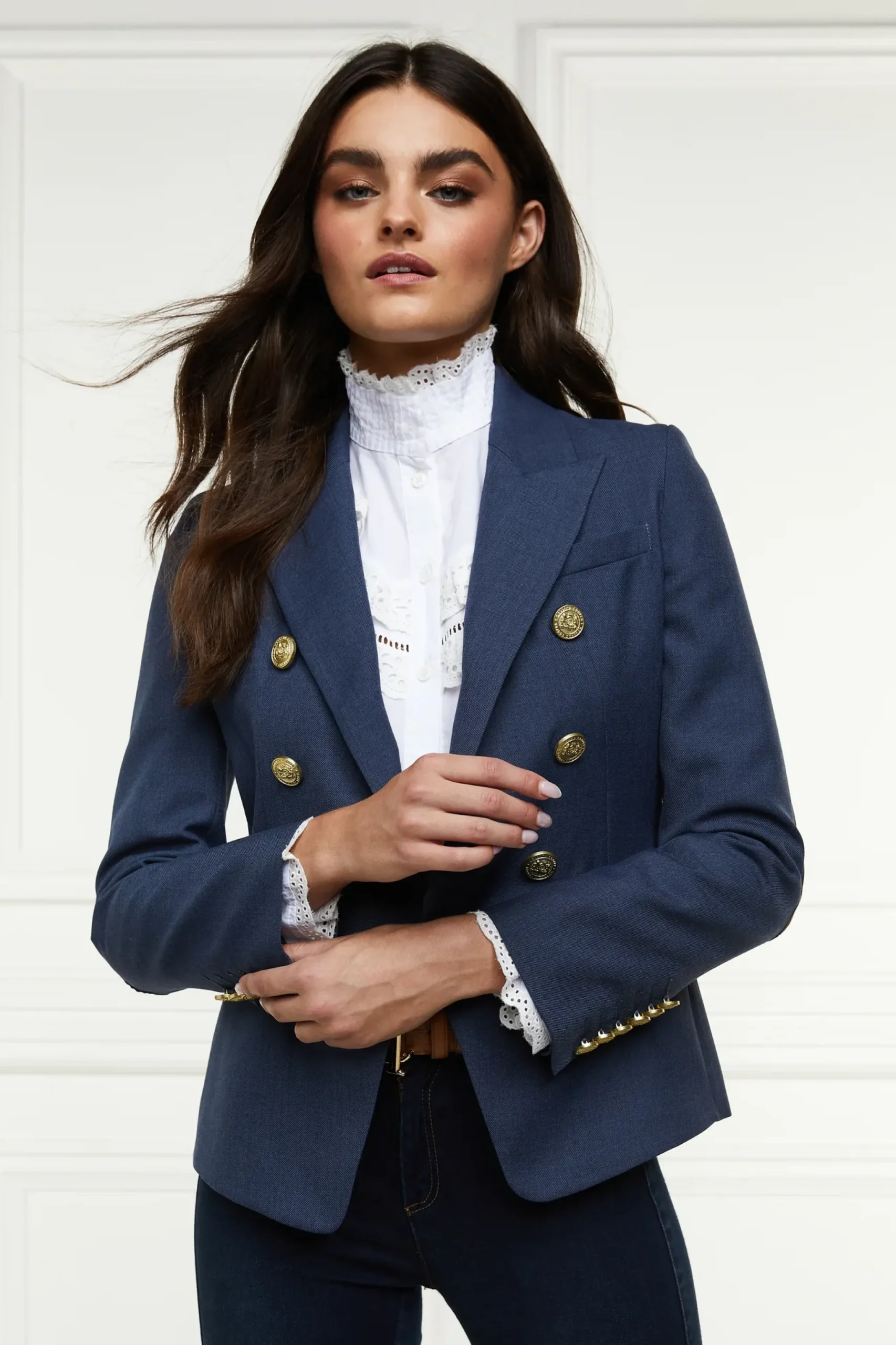 Holland Cooper Knightsbridge Blazer Denim New