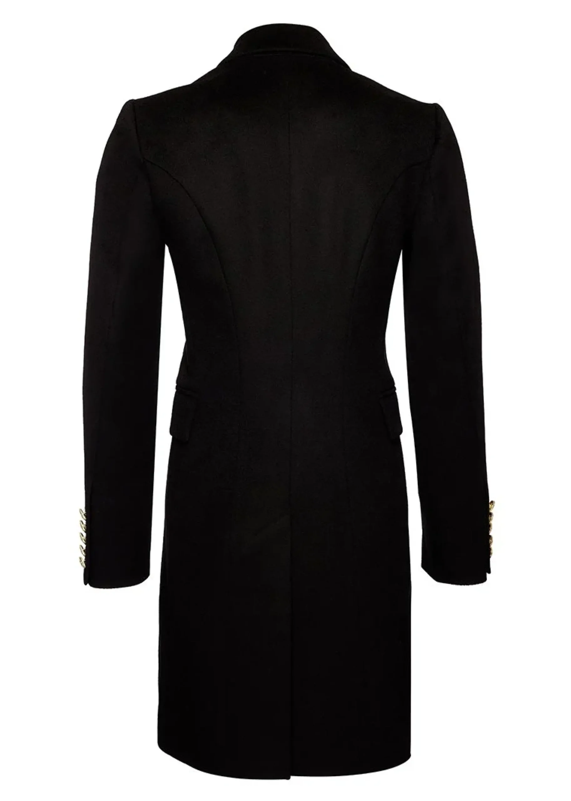 Holland Cooper Knightsbridge Coat Black New