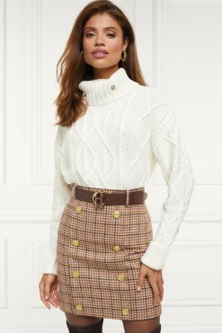 Holland Cooper Knightsbridge Skirt Sudeley Pink