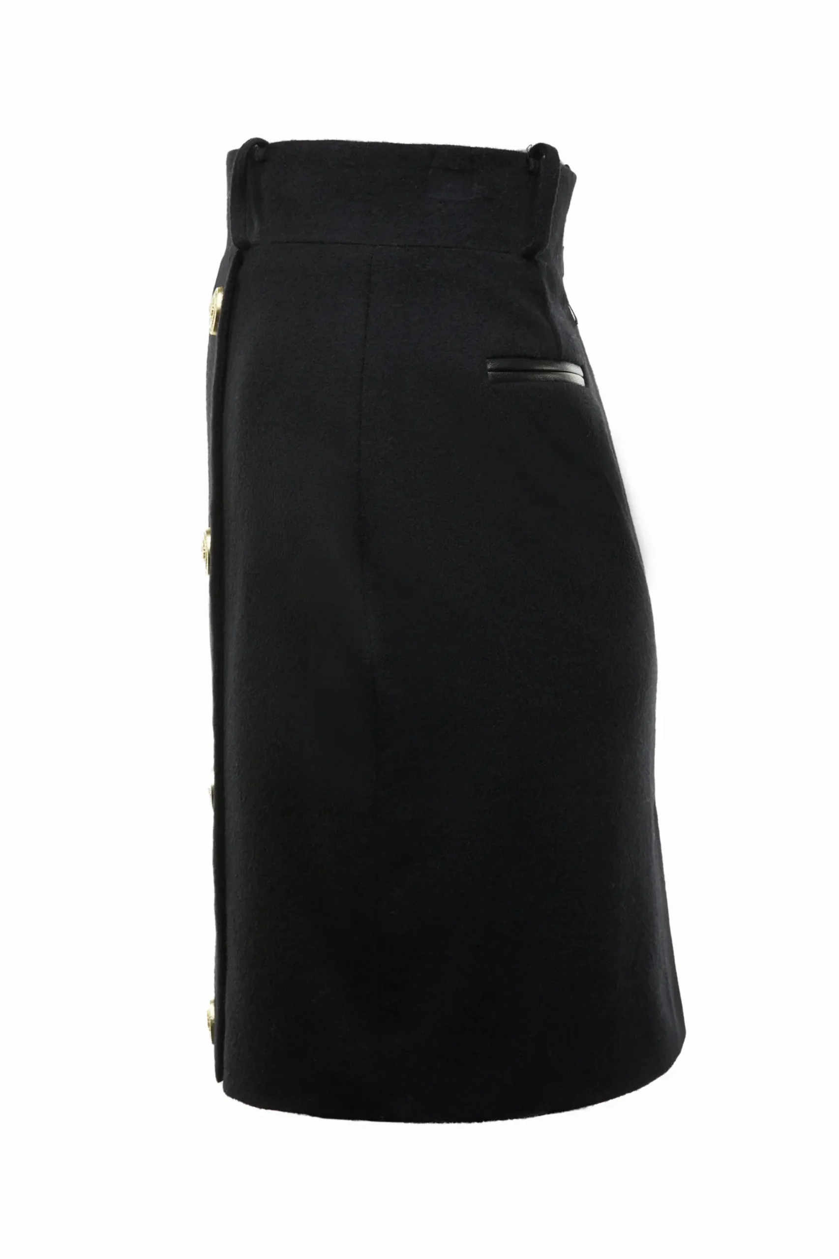Holland Cooper Knightsbridge Skirt Soft Black Discount
