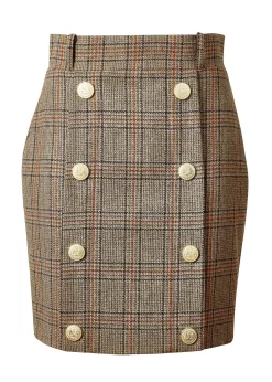 Holland Cooper Knightsbridge Skirt Bourbon Tweed Discount