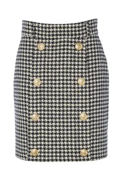 Holland Cooper Knightsbridge Skirt Houndstooth
