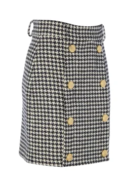 Holland Cooper Knightsbridge Skirt Houndstooth