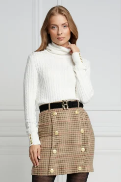 Holland Cooper Knightsbridge Skirt Charlton Tweed Outlet