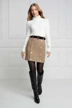 Holland Cooper Knightsbridge Skirt Charlton Tweed Outlet