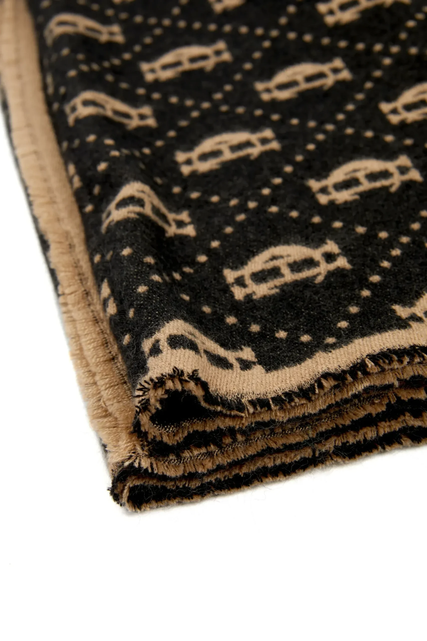 Holland Cooper Lightweight Monogram Scarf Tan Black Online