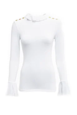 Holland Cooper Lilibet Jersey Tee White New