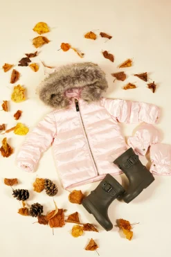 Holland Cooper Little Hewitts Puffer Light Pink Outlet