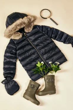 Holland Cooper Little Hewitts Puffer Ink Navy Clearance